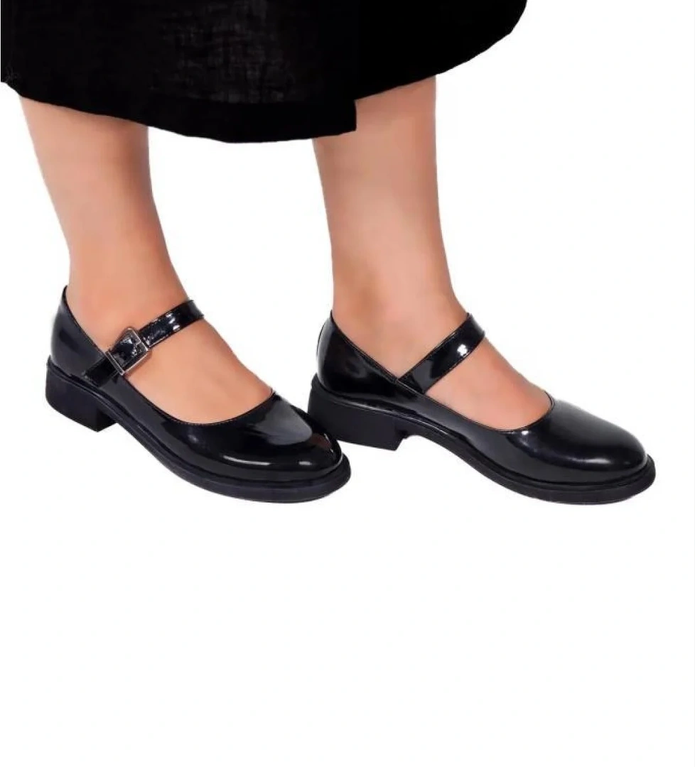 Fendii 02984 Ortopedik Kısa Topuklu Babet Kadın Ayakkabı