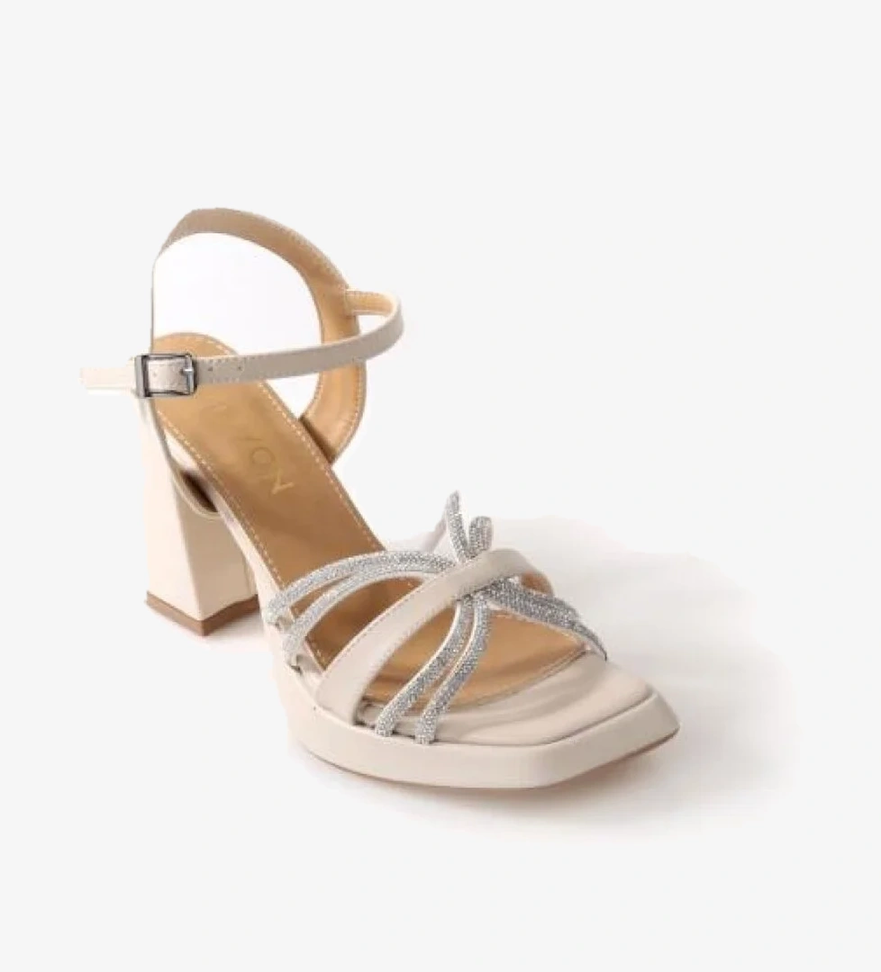 Wzy 02709 9 Cm Topuklu Kadın Sandalet Ayakkabı