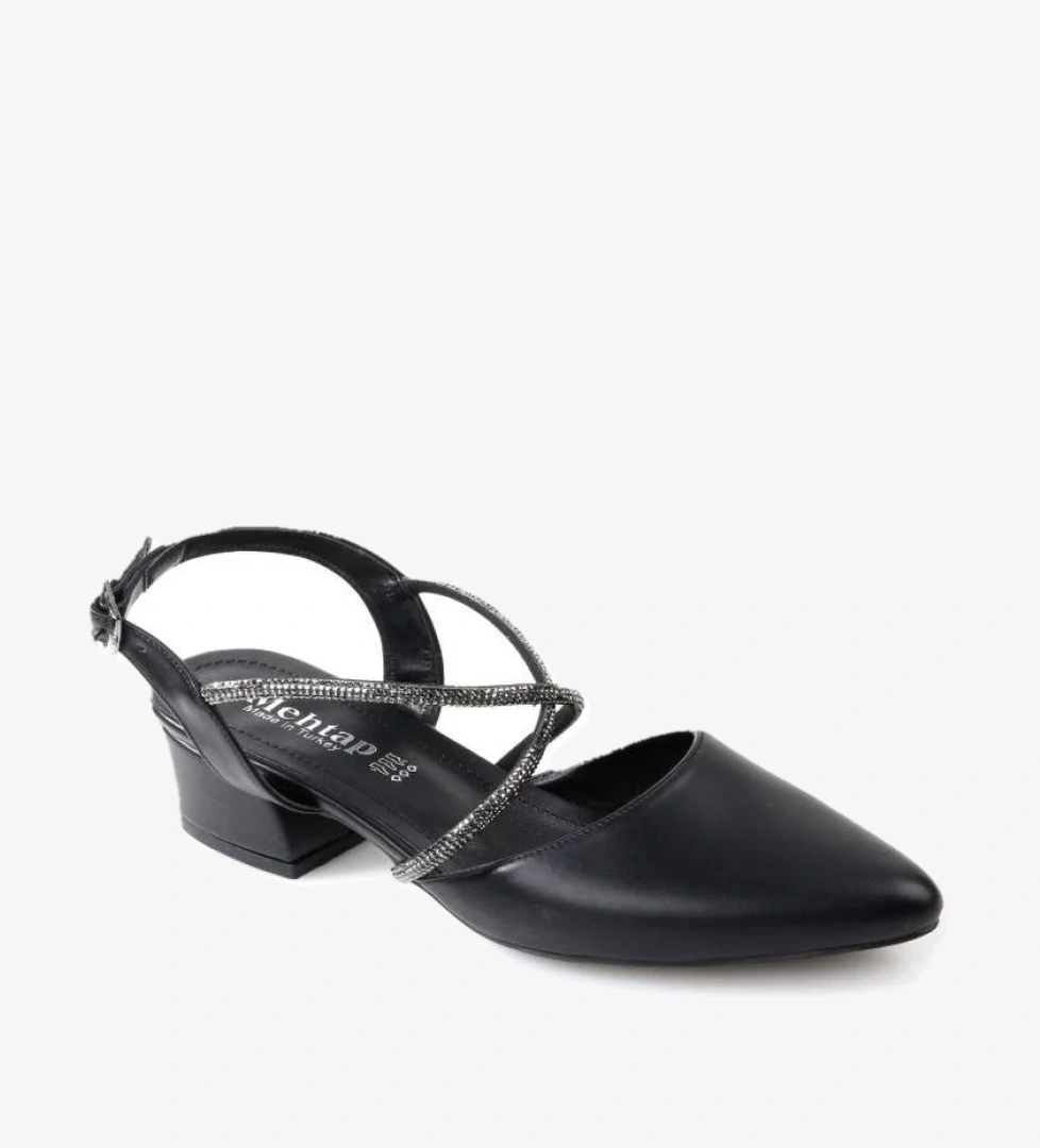 Papuçcity Mhtp 02717 3,5 Cm Topuklu Kadın Stiletto Ayakkabı model görseli