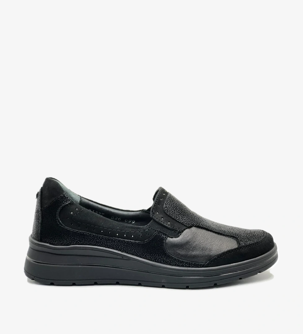 Faye Hakiki Deri Ortopedik Comfort Kadın Casual Ayakkabı - Görsel 1