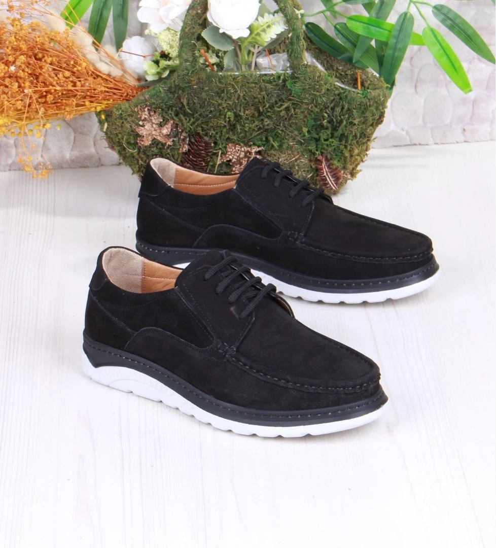 4044 Carlo Nubuk Hafif Rahat Hakiki Deri Erkek Ayakkabı