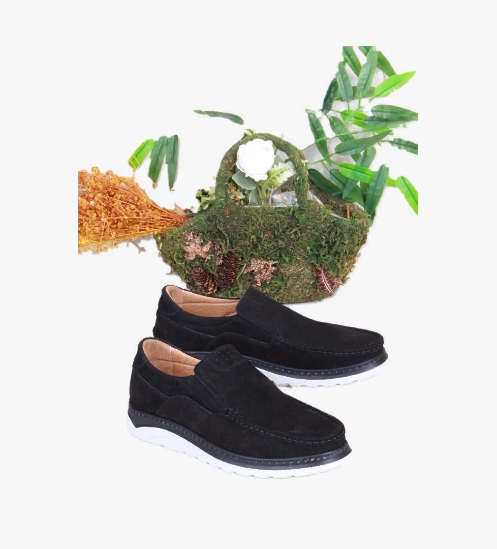 Mehmet Mete 4041 Carlo Nubuk Hafif Rahat Hakiki Deri Erkek Ayakkabı model görseli