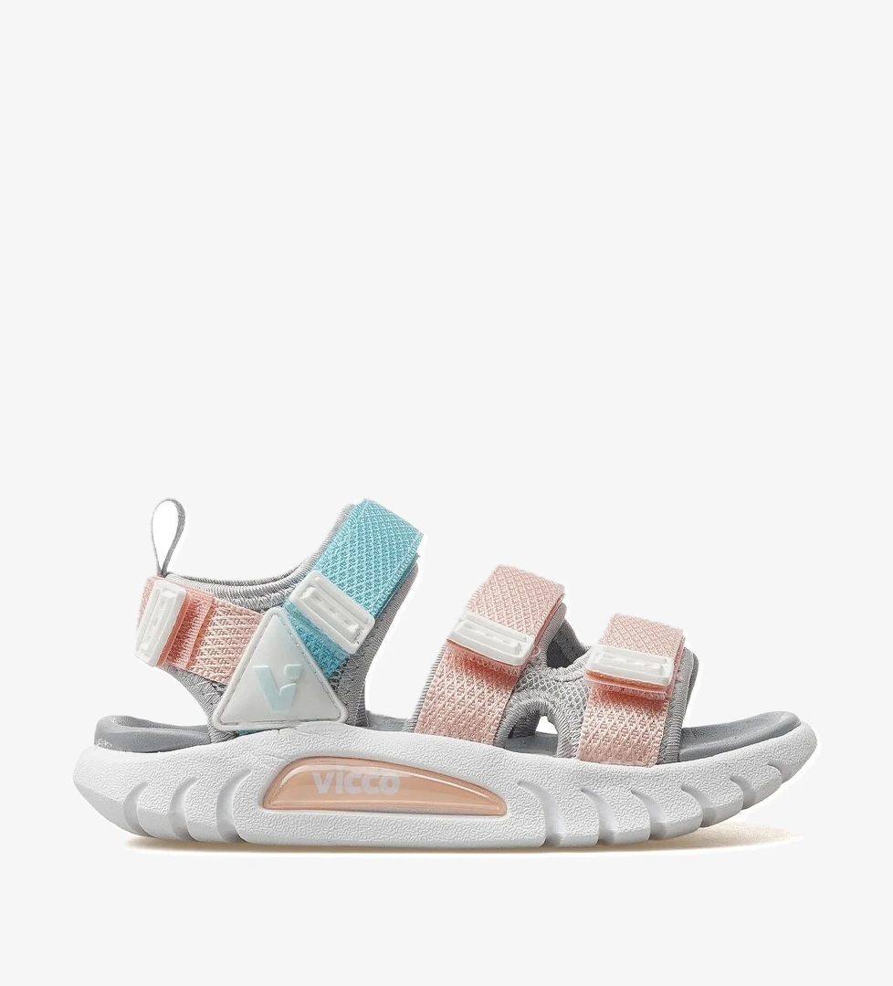 Vicco Cube Kız Çocuk Anatomik Taban Hafif Sandalet 25y 332.212 Pk Gri model görseli