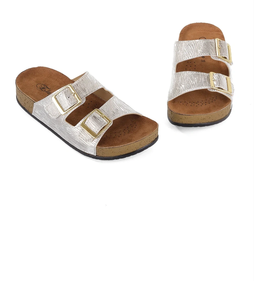 Simli Rahat Taban Hastane Deniz Havuz Plaj Kadın Terlik - Görsel 1