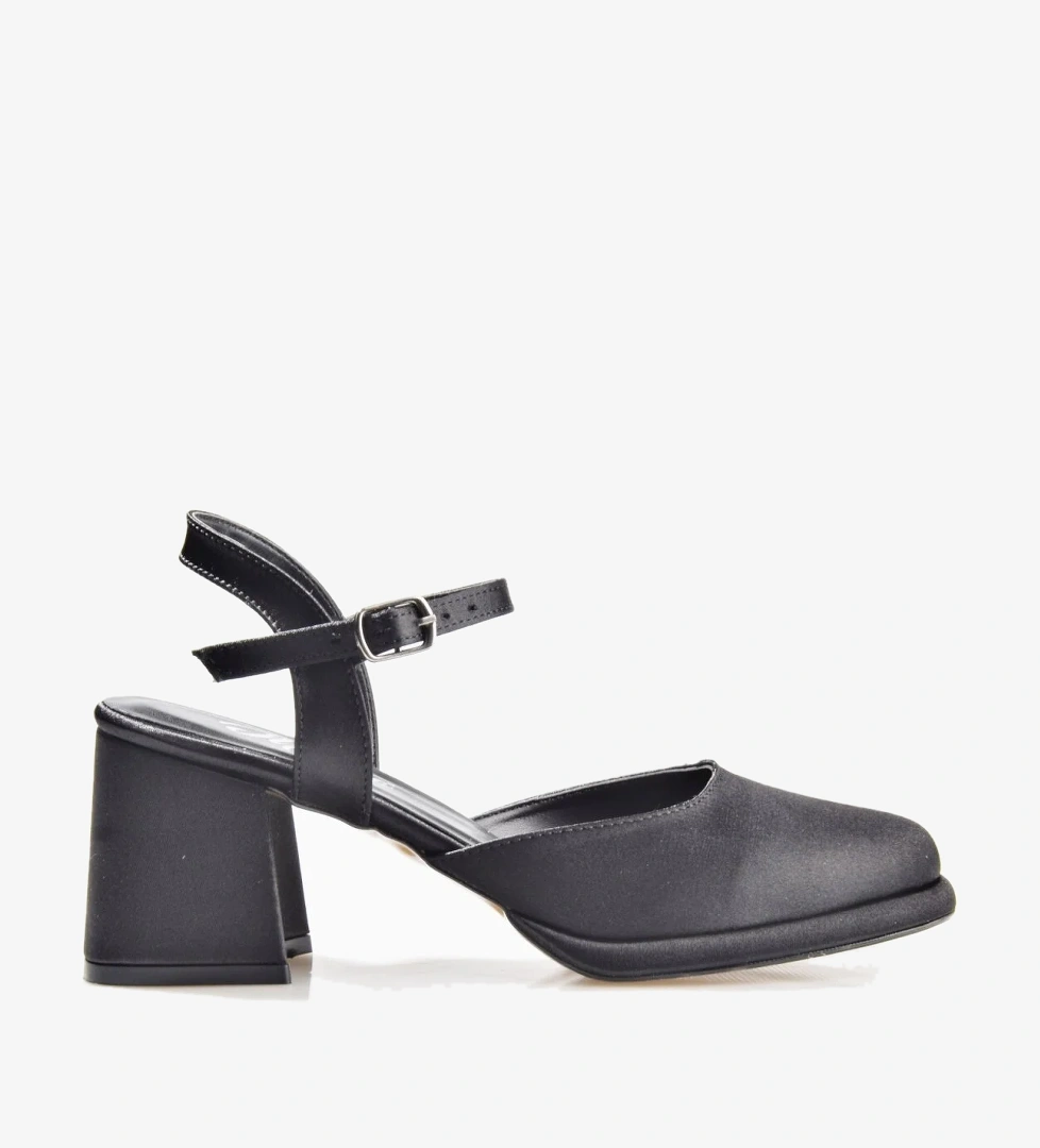 Erdal Koçyiğit Ayakkabı Ek Merve 8525 Kadın Kalın Topuklu Ayakkabı model görseli