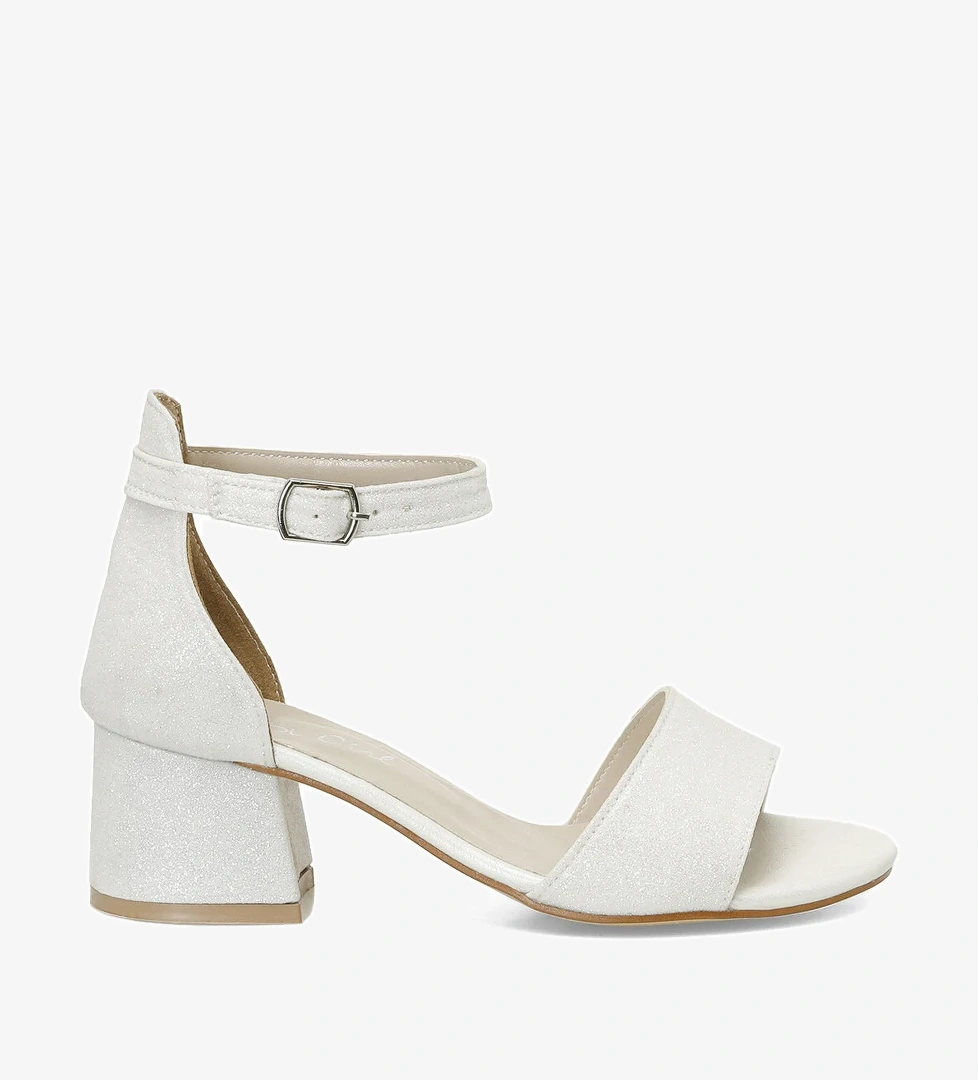 TERE F 5FX Beyaz Kız Çocuk Sandalet - Görsel 1