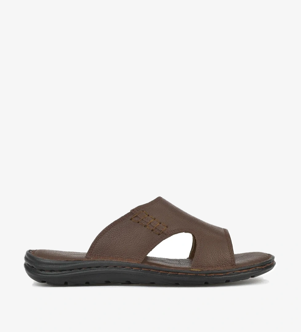 Ziya Erkek Hakiki Deri Konfor Terlik 1511052z0321 Siyah Kahve model görseli