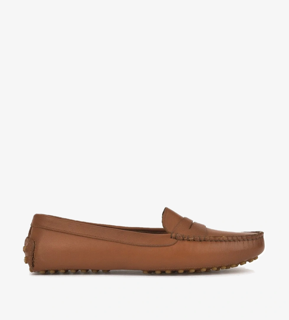 Kadın Hakiki Deri Ayakkabı 1511030Z360 Koyu Taba