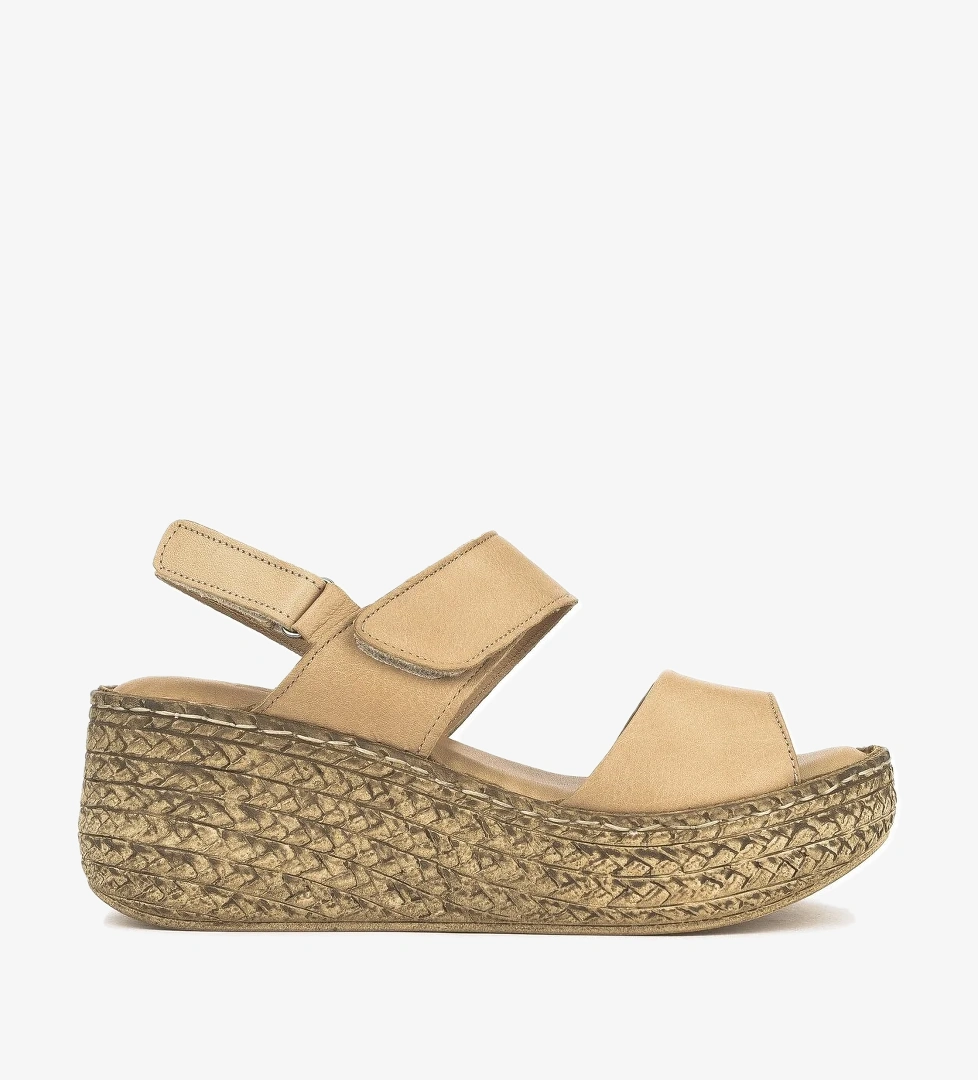 Ziya Kadın Hakiki Deri Dolgu Topuk Sandalet 1511032z7706 Siyah Nude model görseli