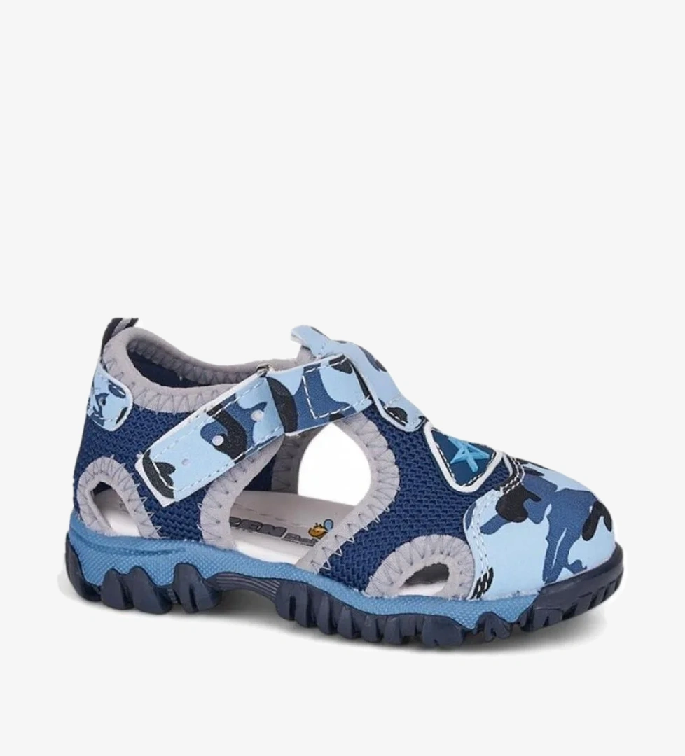 Arzen 03221 Ortopedik Erkek Çocuk Önü Kapalı Sandalet Ayakkabı