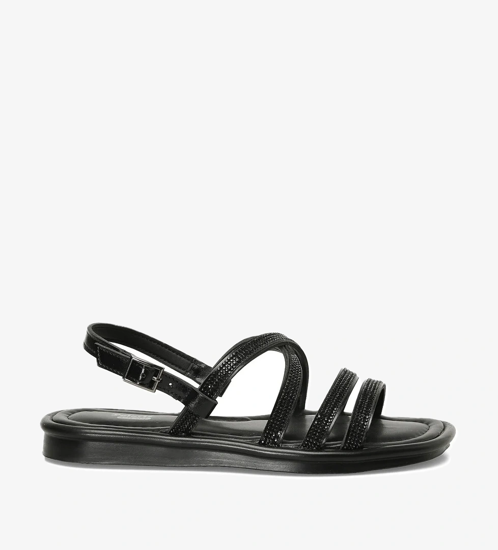 325056.Z 5FX Siyah Kadın Düz Sandalet - Görsel 1