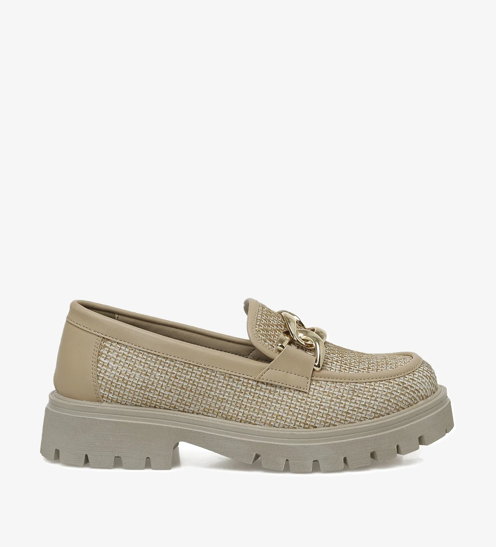 Polaris 325502.Z 5FX Bej Kadın Loafer - Görsel 1