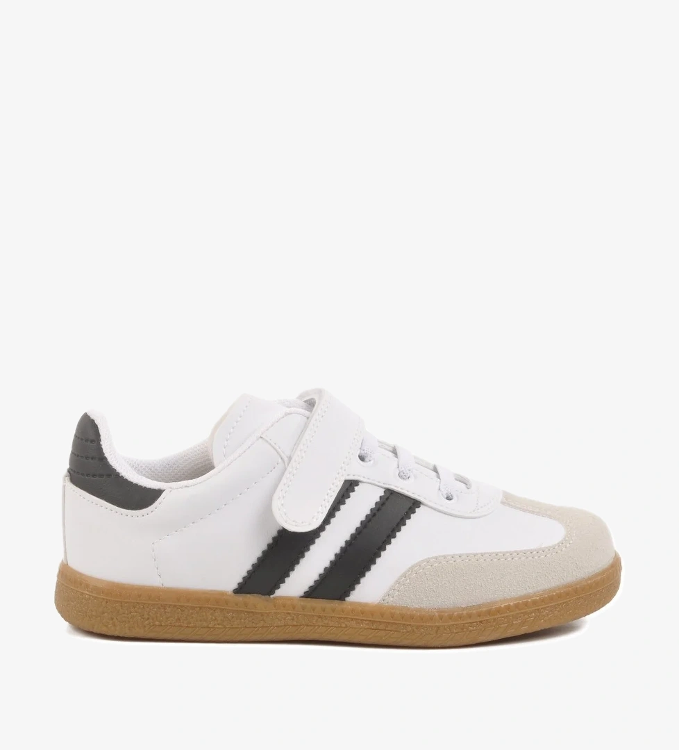 Beyaz Siyah Erkek Çocuk Spor Ayakkabı - Görsel 1