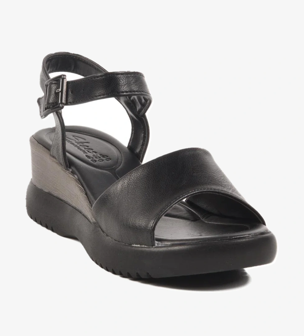 Siyah Kadın Topuklu Sandalet T-003 Z