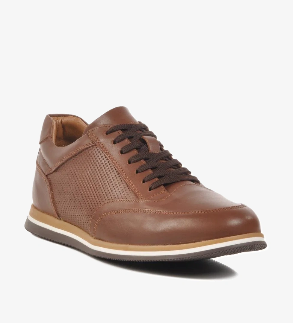 Taba Hakiki Deri Erkek Sneaker 2556 M