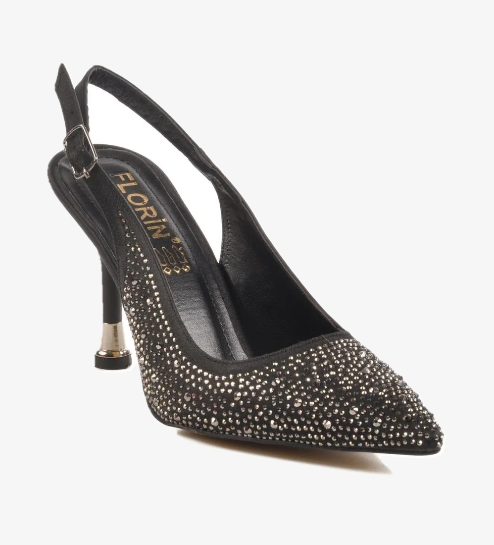 Walkway Siyah Kadın Abiye Ayakkabı T-101 Z model görseli