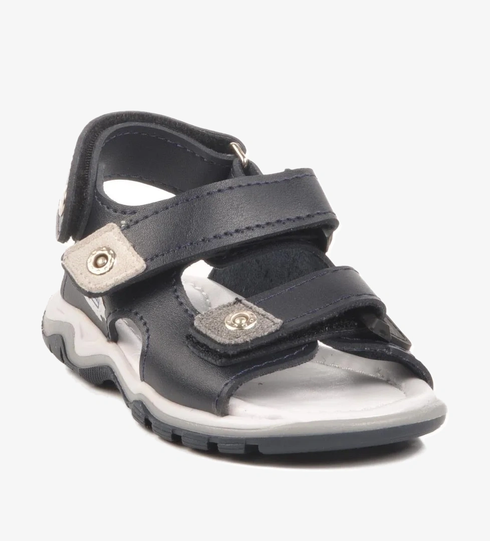 Lacivert-Beyaz-Kırmızı Çocuk Sandalet Wendy 173110 B - Görsel 1