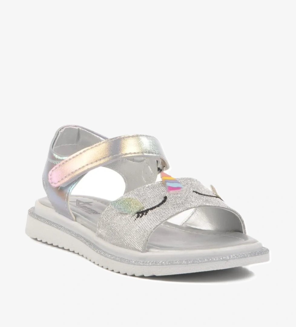 Walkway Gümüş Simli Çocuk Sandalet 25T105 F model görseli