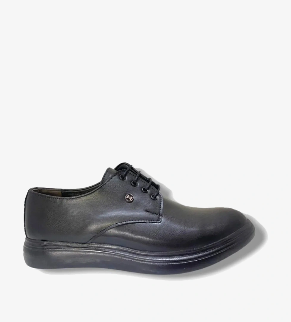 4745-25 Deri Anatomik Bağcıklı Erkek Ayakkabı - Görsel 1