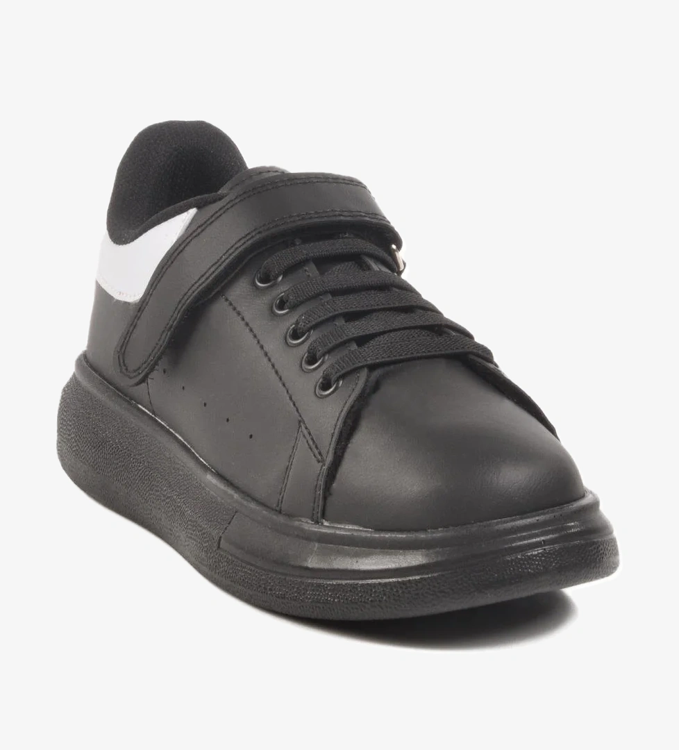 Siyah-Beyaz Çocuk Spor Ayakkabı 160 F - Görsel 1