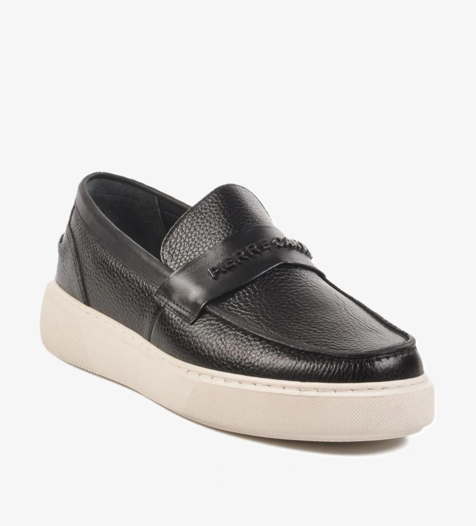 Pierre Cardin Siyah Hakiki Deri Erkek Günlük Ayakkabı 10499 M model görseli