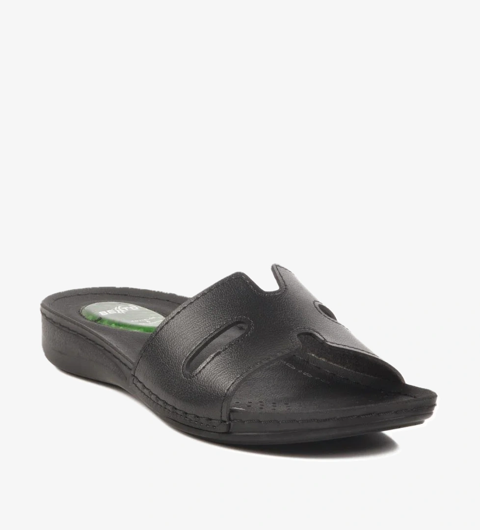 Siyah Jel Tabanlı Kadın Terlik Bento 6813 Z