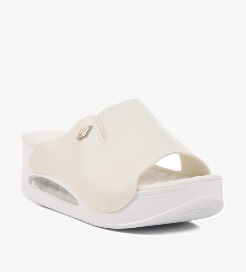 Beyaz Air Taban Kadın Terlik 100-962 Z