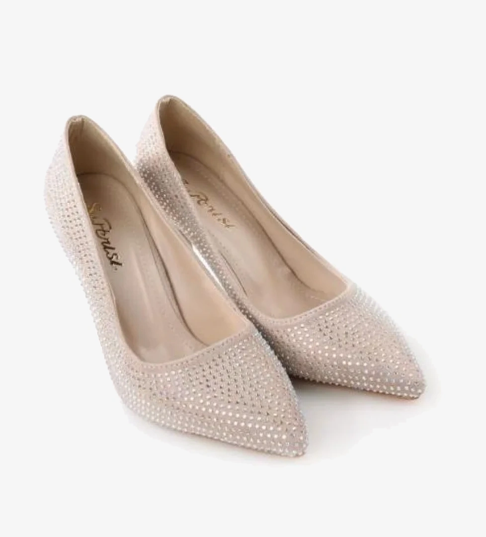 Sprs 02723 8 Cm Topuklu Kadın Stiletto Ayakkabı