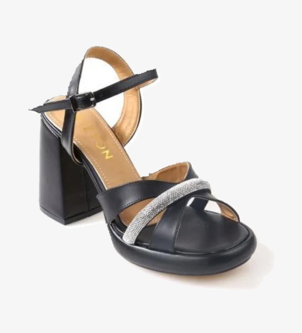 Wzy 02710 10,5 Cm Topuklu Kadın Sandalet Ayakkabı