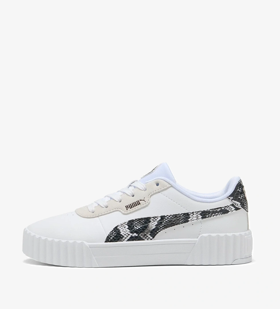 Carina 3.0 Snake Chic Kadın Ekru Sneaker