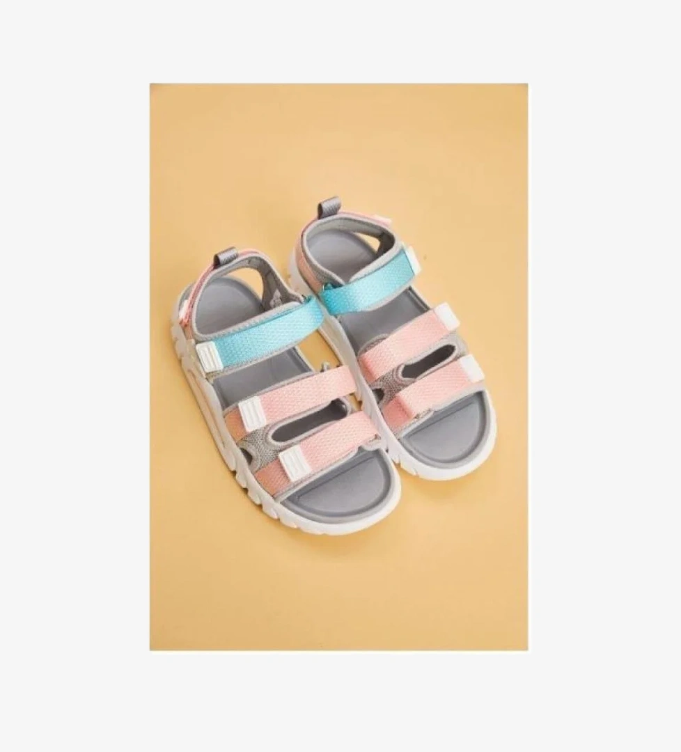 Cube Çocuk Cırtlı Hafif Esnek Sandalet