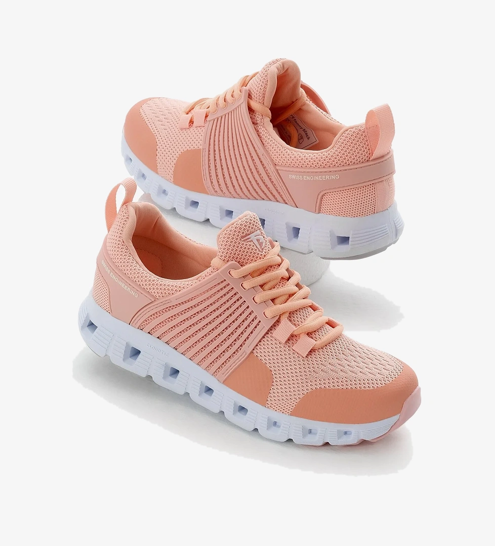 Tonny Black Unisex Tasarım Termo Taban Şeritli Nefes Alabilen Kumaş Bağcıklı Spor Ayakkabı model görseli