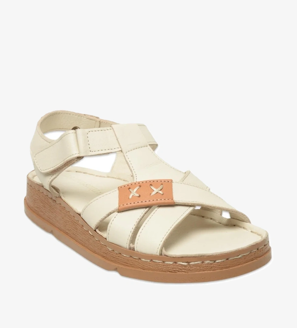 Mammamia D25ys-2440 Günlük Siyah Krem Kadın Sandalet model görseli