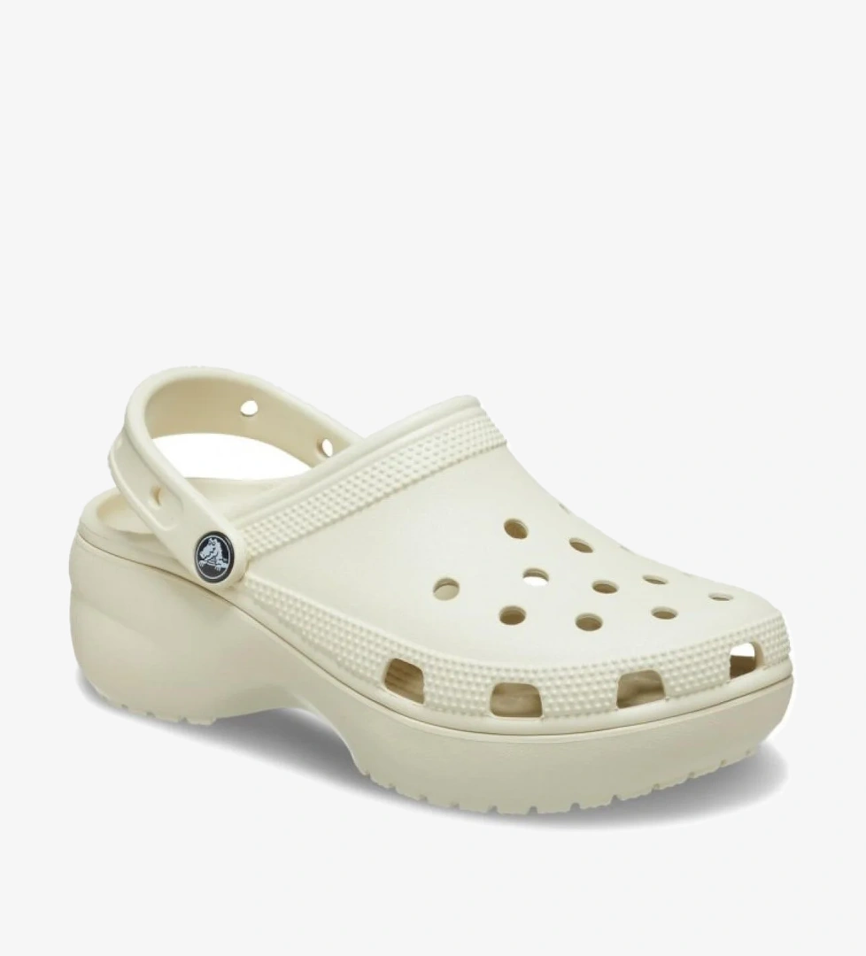 206750 G Classic Platform Clog W Krem Kadın Terlik