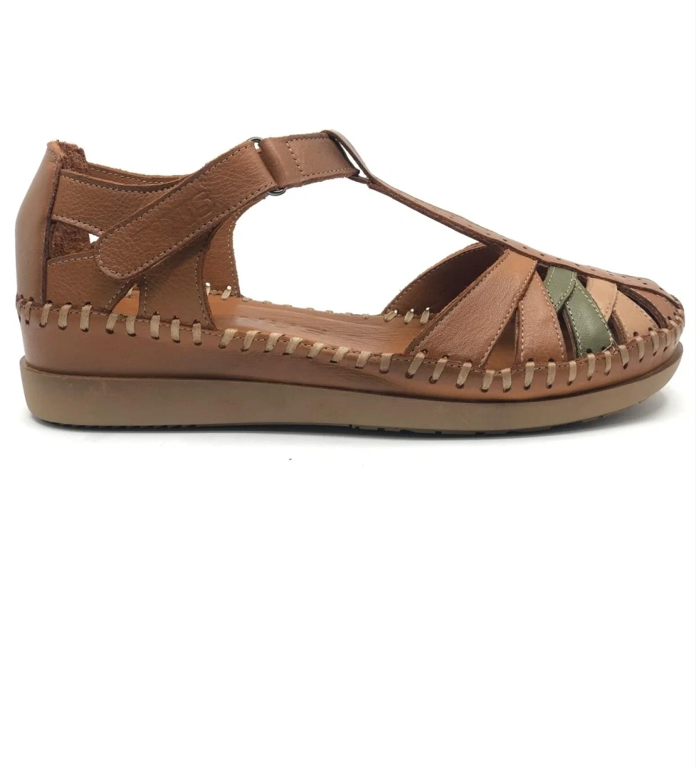 Venüs Margit Hakiki Deri Comfort Ortopedik Kadın Sandalet model görseli