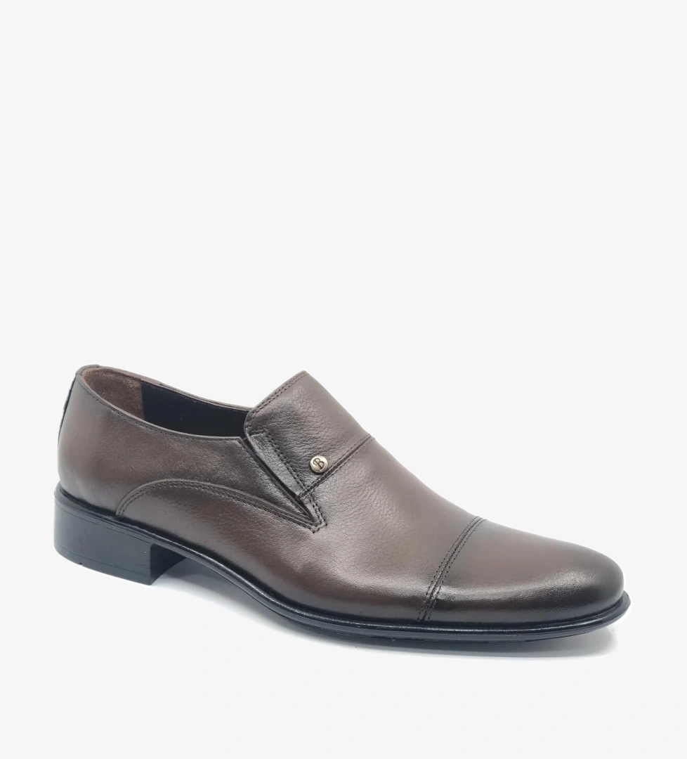 Berlino 820 Lastikli Hakiki Deri Neolit Erkek Klasik Ayakkabı model görseli