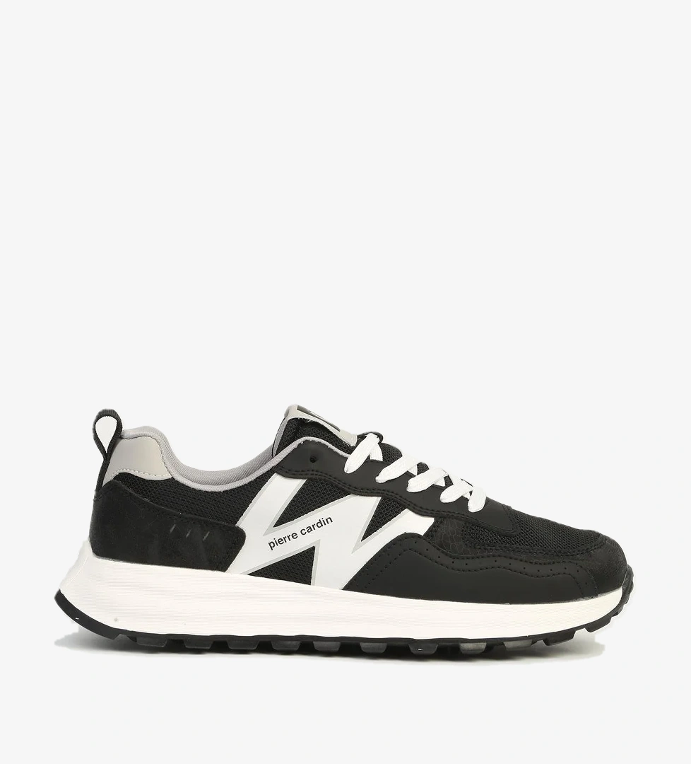 Siyah Beyaz Erkek Spor Ayakkabı İTHAL PCI-11382