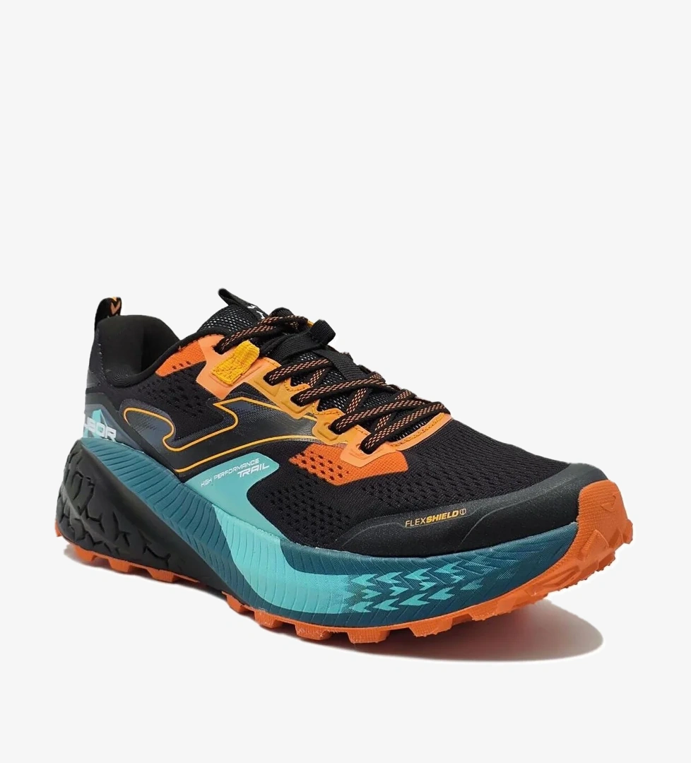 Erkek Koşu - Yürüyüş Ayakkabısı Kubor Men 2401 Black Turquoıse Orange Tkkubw2401 - Görsel 1