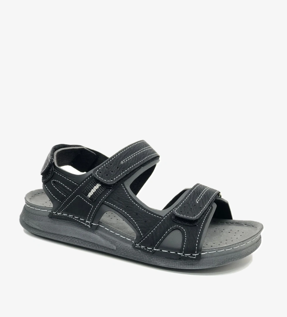 86-012 Dr.Tavsiyeli Ortapedik Erkek Sandalet - Görsel 1