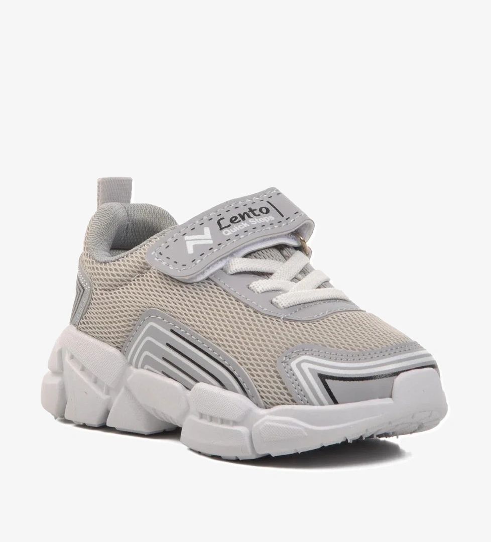 A-36-P Buz-Siyah Çocuk Spor Ayakkabı - Görsel 1