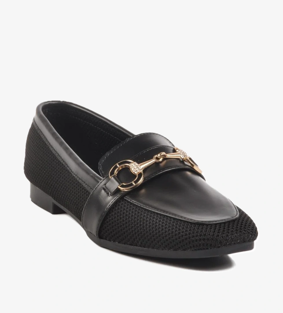 T-200 Z Kadın Triko Siyah Babet