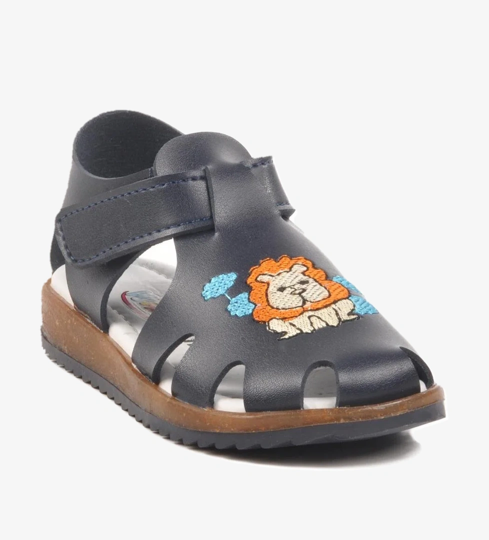 17373 P Lacivert Çocuk Sandalet - Görsel 1