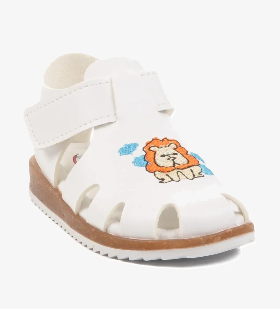 Beyaz Çocuk Sandalet 17373 B - Görsel 1