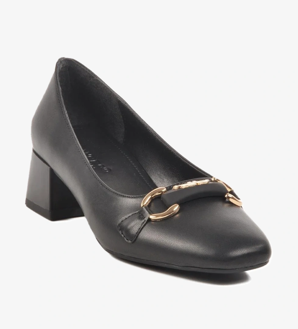 Walkway 8671032 Z Bej Siyah Kadın Günlük Topuklu Ayakkabı model görseli