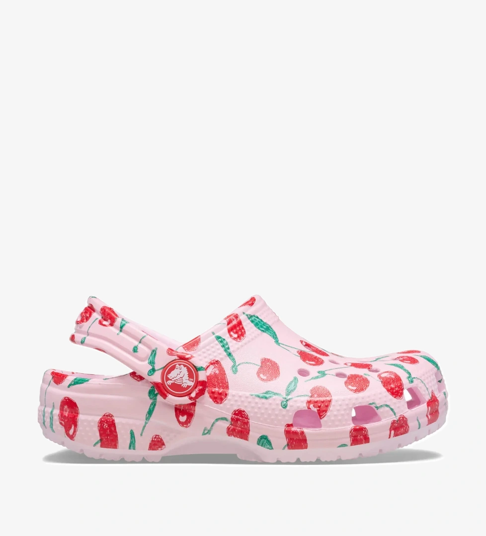 Crocs Classic Fresh Fruits Clog K Kız Çocuk Terlik Pembe model görseli