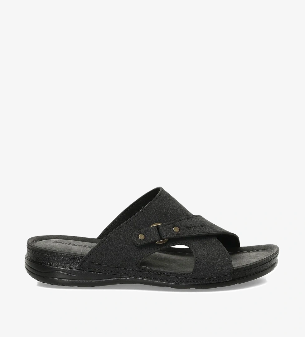 Polaris Polaris 106918.M5FX Siyah Erkek Terlik Sandalet & Terlik | Flo Siyah - 1. görsel