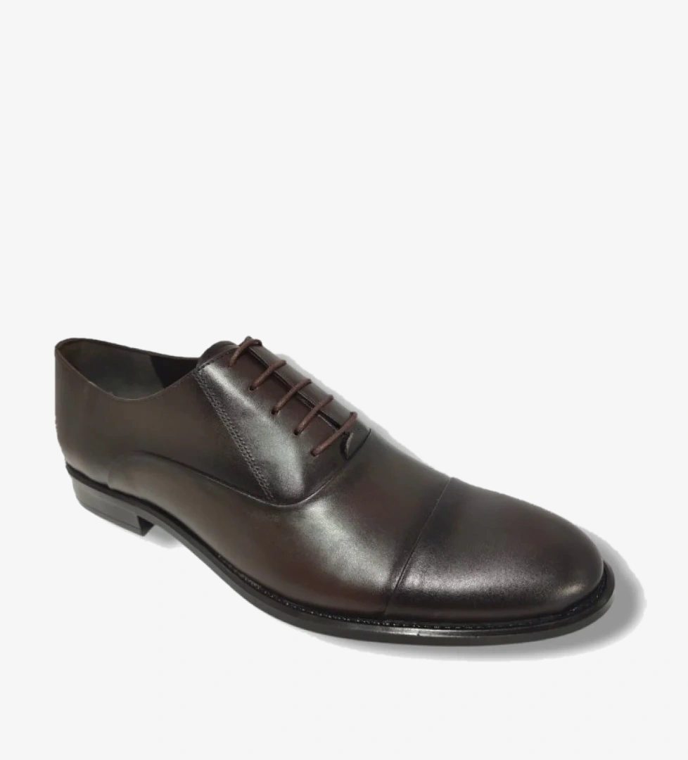 Doğan Murat 450-25 Hakiki Deri Jurdan Bağcıklı Erkek Ayakkabı 45-47 model görseli