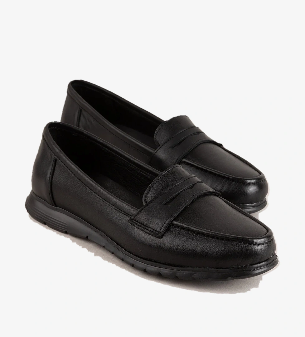 Gondol Kundura Gondol Kadın Hakiki Deri Tüy Kadar Hafif Loafer usl.2027 model görseli