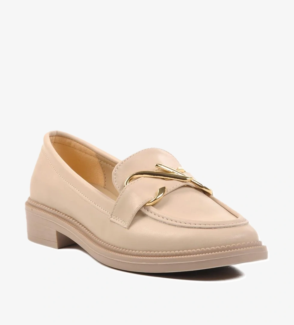 418078 Z Bej Kadın Günlük Ayakkabı - Görsel 1