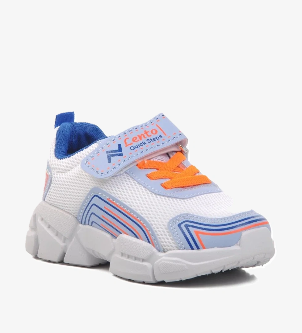 A-36-P Beyaz-Mavi Çocuk Spor Ayakkabı